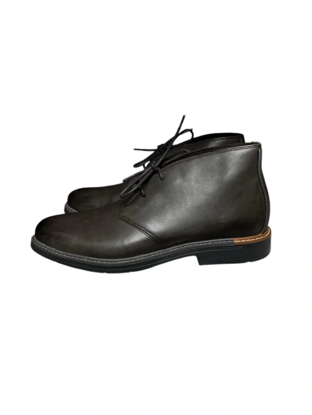 🌻NEW w/tag Cole Haan Grand.ØS Go-To Lace Brown Leather Chukka Boots Men's 11.5